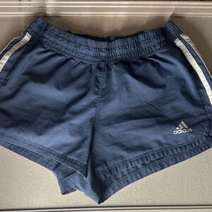 Adidas Women's Dark Blue Athletic Shorts